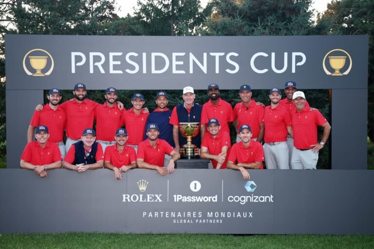 Estados Unidos mostró su poderío y se quedó con la Presidents Cup